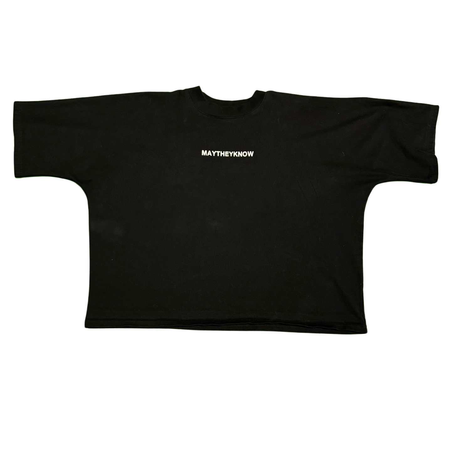 MAYTHEYKNOW SEAMLESS T-SHIRT IN BLACK