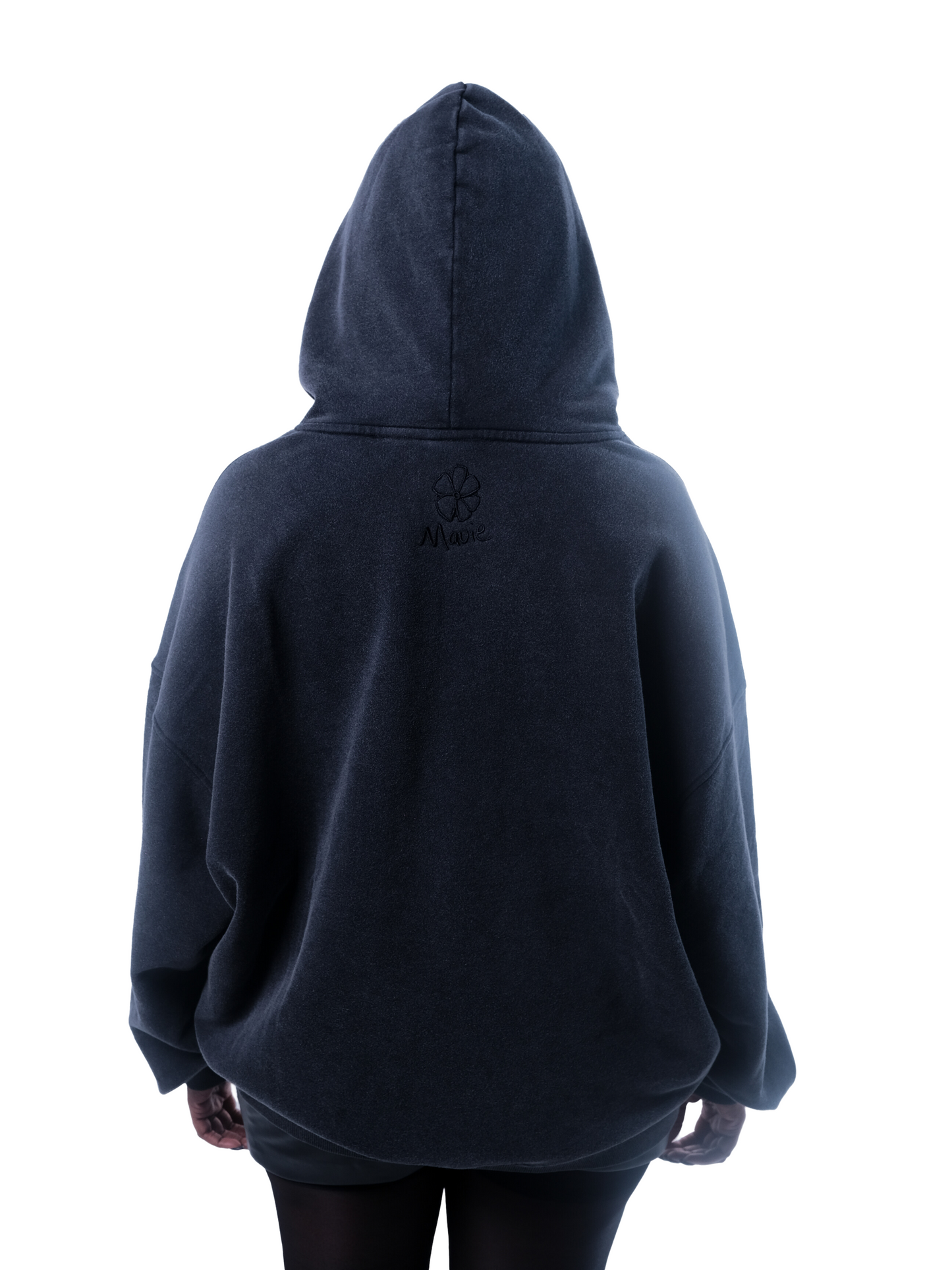 MTK LOGO HOODIE OVERSIZED IN DARK GREY